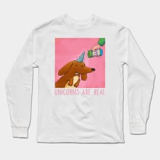 Unicorns Are Real Long Sleeve T-Shirt